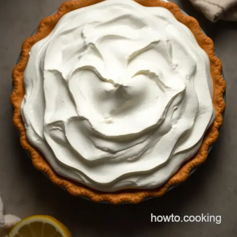 Luscious Lemon Meringue Pie: a Zesty Classic presentation