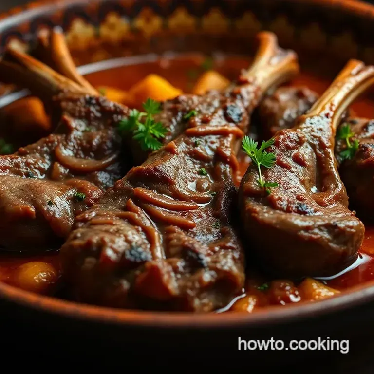 Luxe Moroccan Lamb Chops: A Tajine Delight