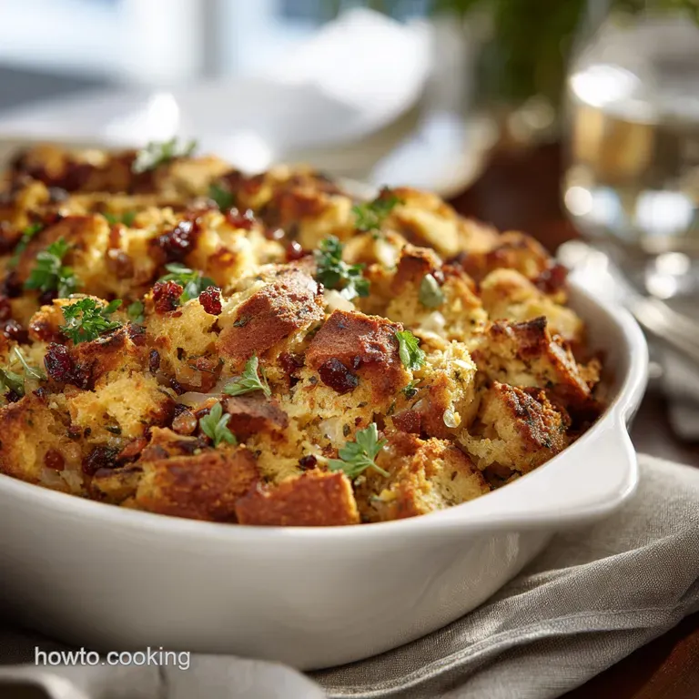 Thanksgiving Dressing: the Perfect Make-Ahead Sage and Thyme Recipe presentation