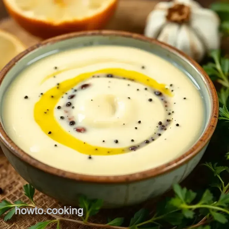 Make Blue Jam Garlic Aioli