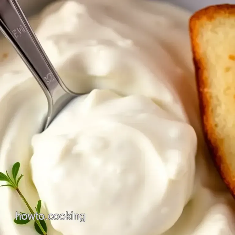 Quick &amp Creamy Homemade Sour Cream presentation