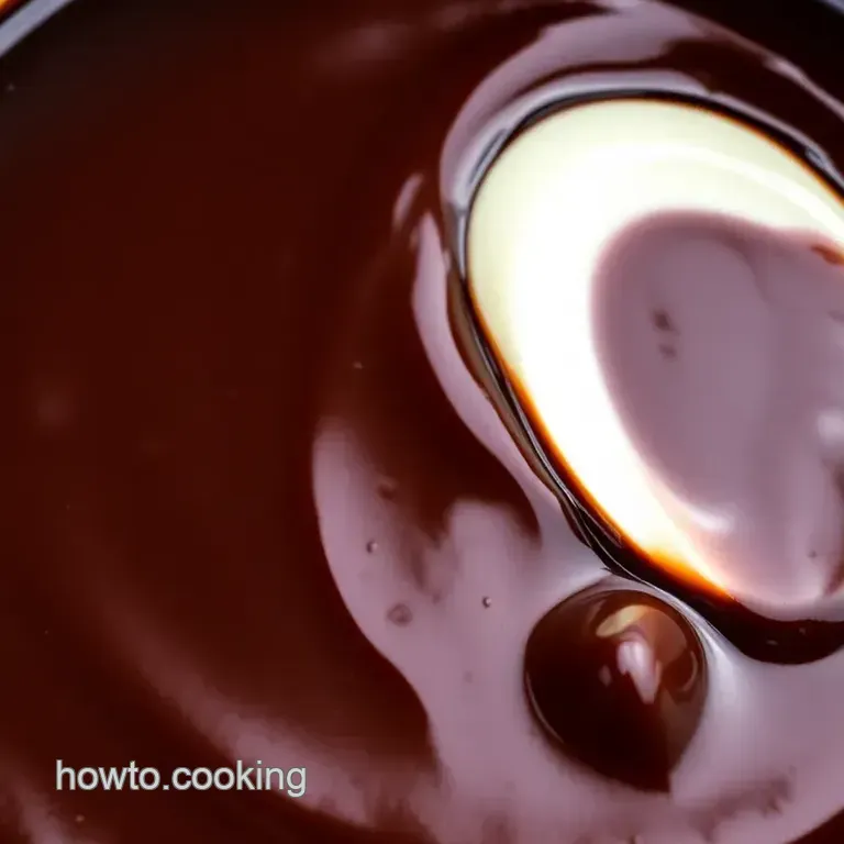 Heavenly Dark Chocolate Sauce: Decadent Delight for Every Occasion presentation