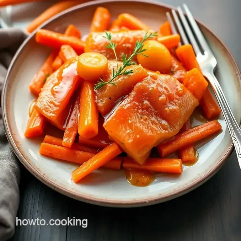 Marinated Carrots - Delicious Vegan Lox presentation