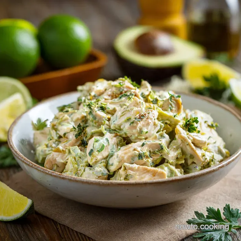 The Zesty Green Machine Chefs Avocado Herb Chicken Salad Mayofree presentation