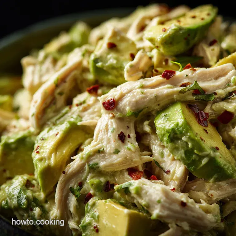 Creamy Avocado Chicken Salad MayoFree Low Carb Keto