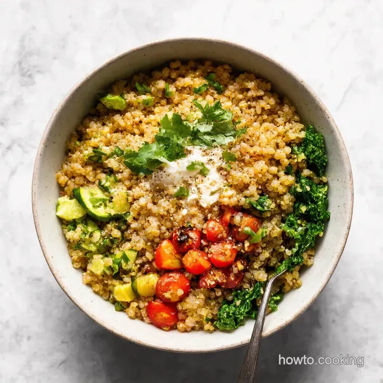 Mediterranean Quinoa Bowl with LemonHerb Dressing