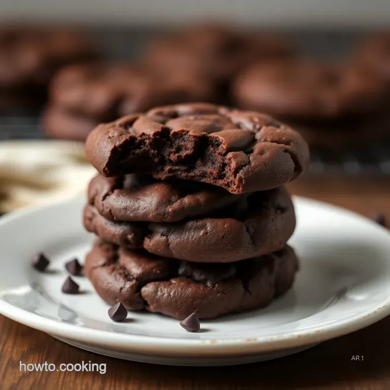 Melt-in-Your-Mouth Soft Chocolate Chunk Cookies presentation