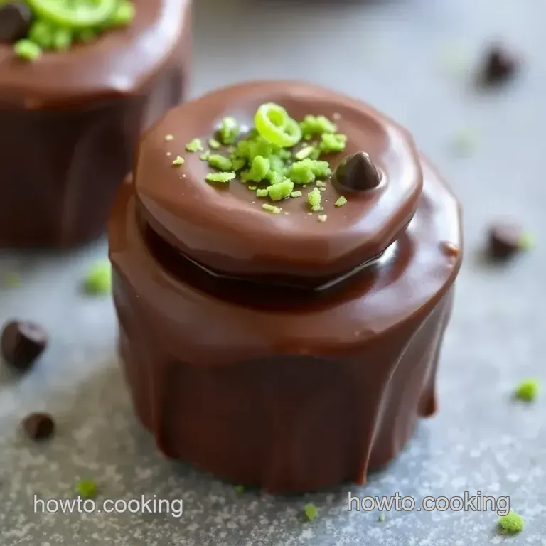 Melted Chocolate Algae Delights presentation