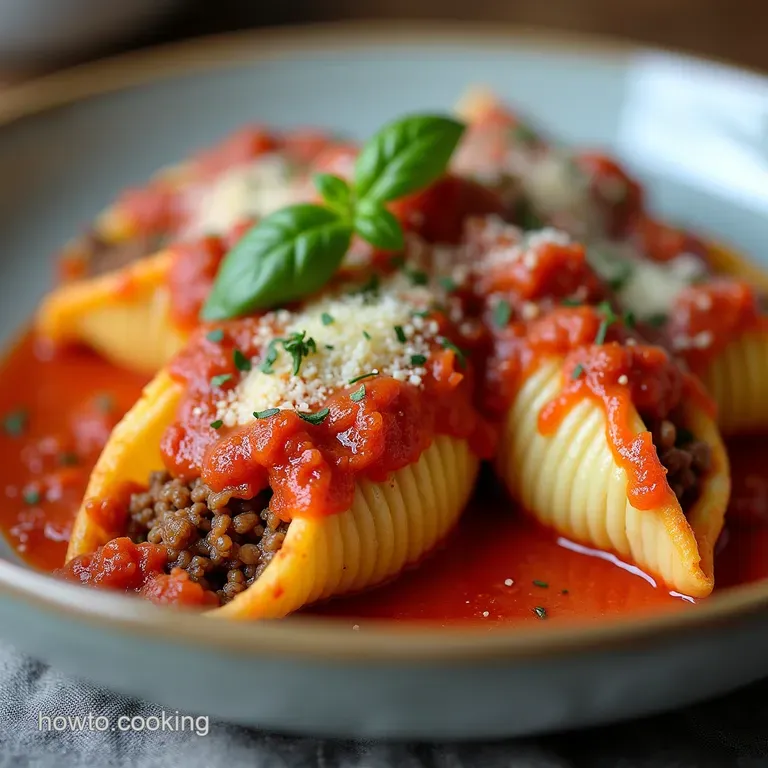 The Best Creamy Ricotta Beef Stuffed Shells Recipe