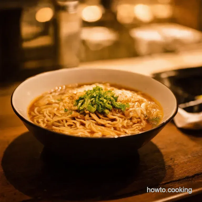 Midnight Oil Ramen the Ultimate Quickfix presentation