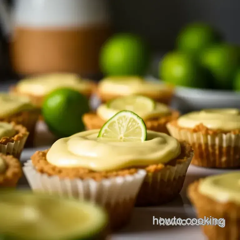 Mini Key Lime Pies: a Zesty Bite of Sunshine presentation