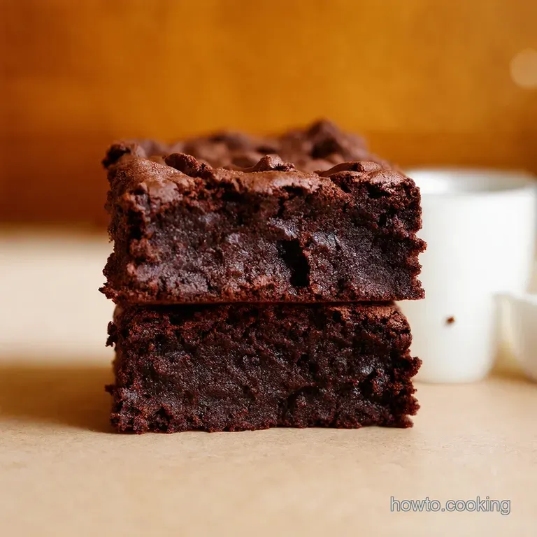 Mint Chocolate Brownies presentation