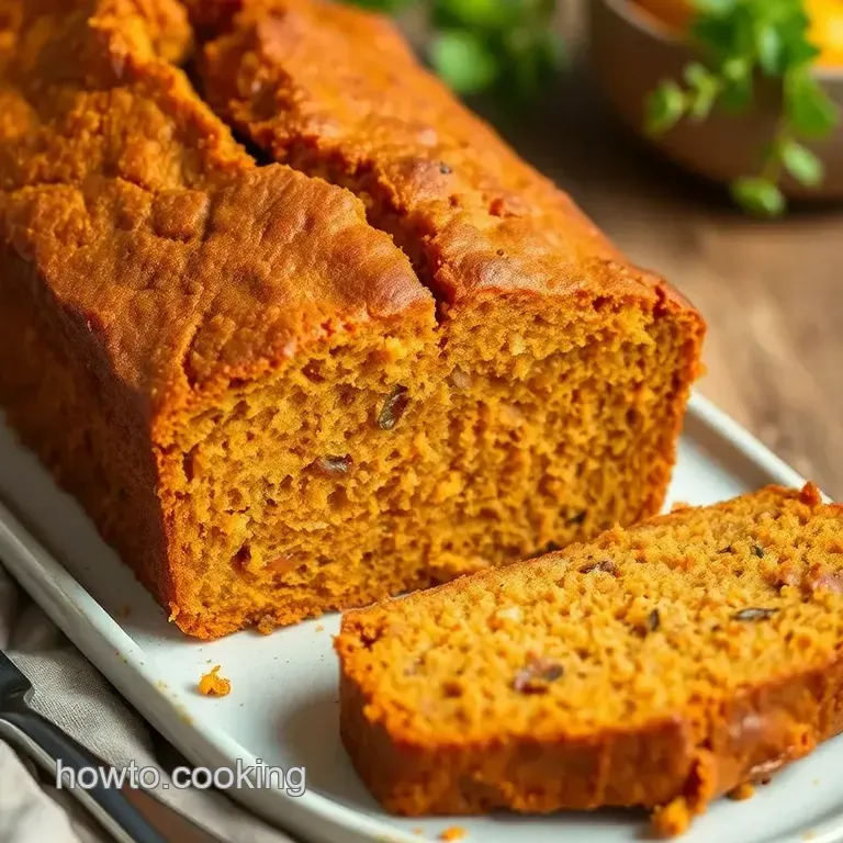 Miso-Infused Sweet Potato Loaf presentation