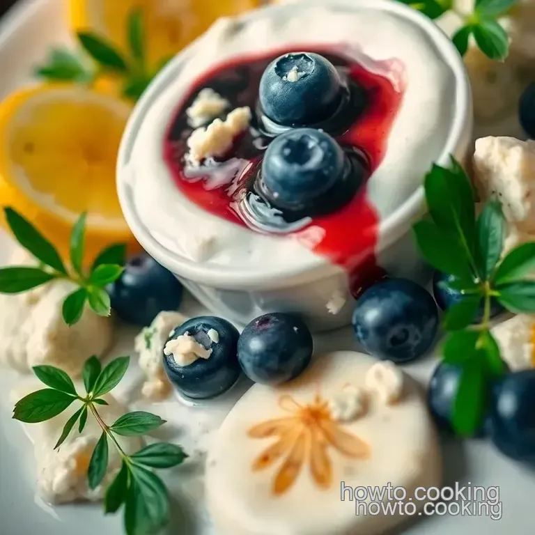 Savory Blue Cheese &amp Jam Aioli presentation