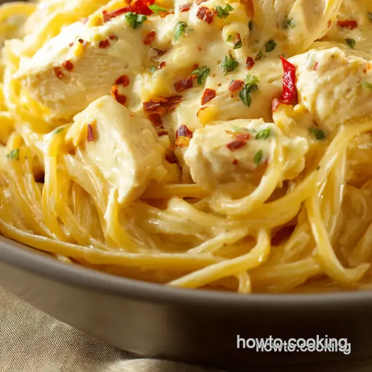 Monterey Chicken Spaghetti Casserole presentation