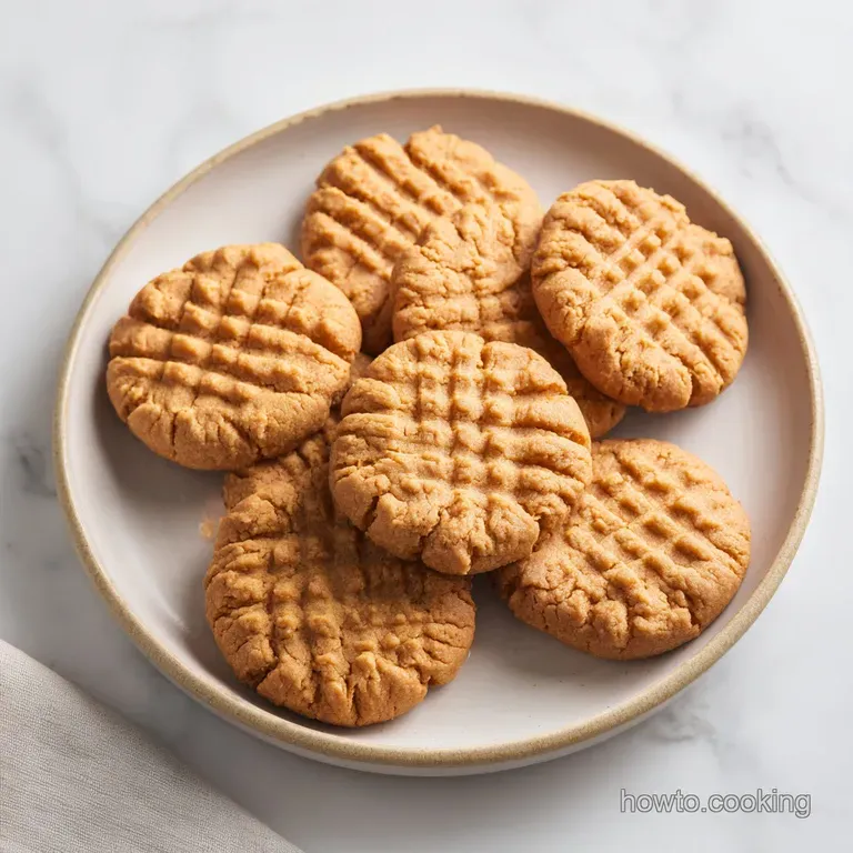 A neat stack of soft, tan cookies on a minimalist white ceramic plate paired with a glass of creamy milk.