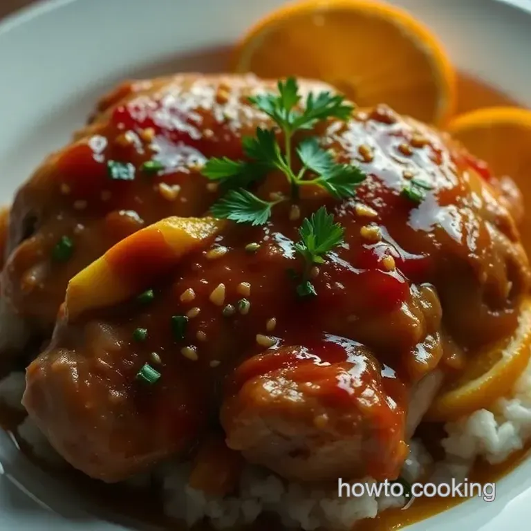 Navel Orange & Honey Glazed Chicken