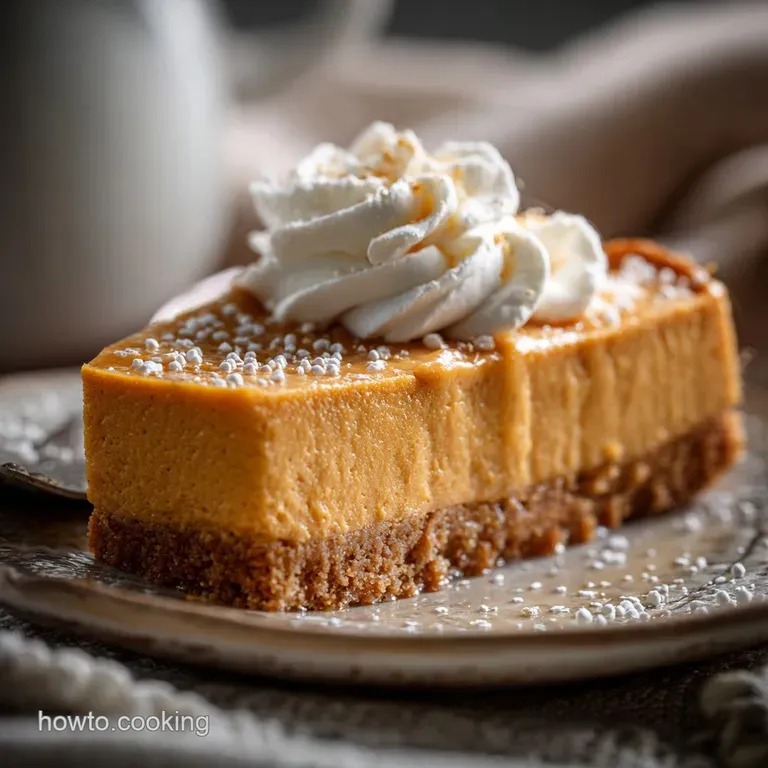 Frozen Pumpkin Pie: the Ultra-Creamy No-Bake Mousse Recipe presentation