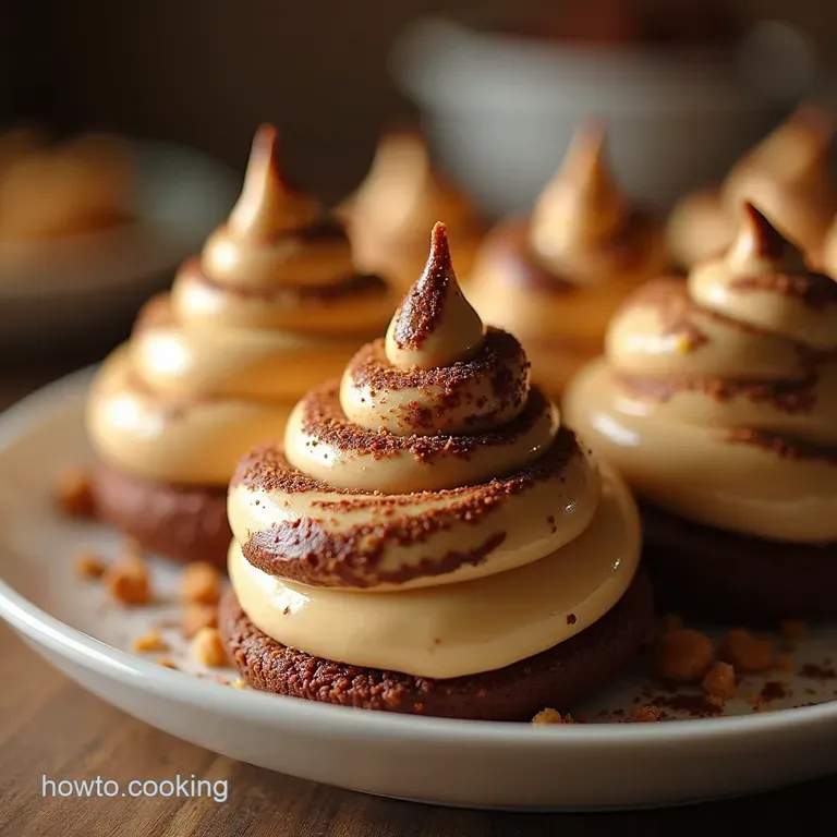 Cloud Nine Chocolate Peanut Butter Swirls Easy NoBake Candy presentation