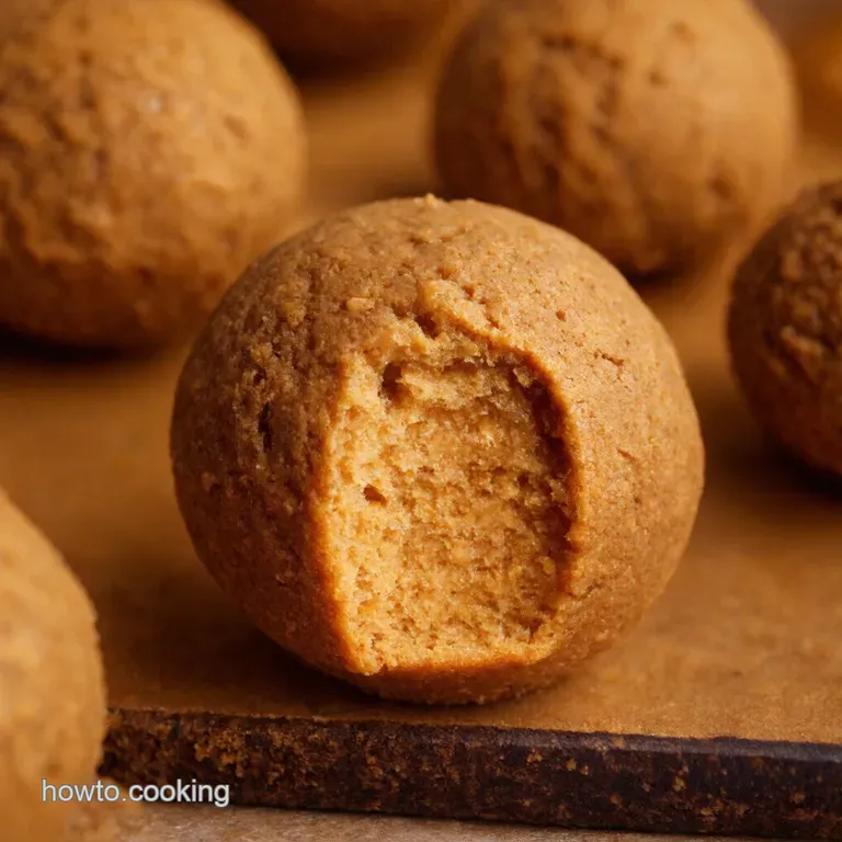 Nobake Peanut Butter Cheesecake Bliss Balls presentation