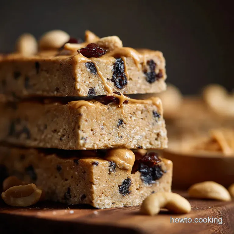 Peanut Butter Protein Bars The Keep Calm NoFuss NoBake Recipe