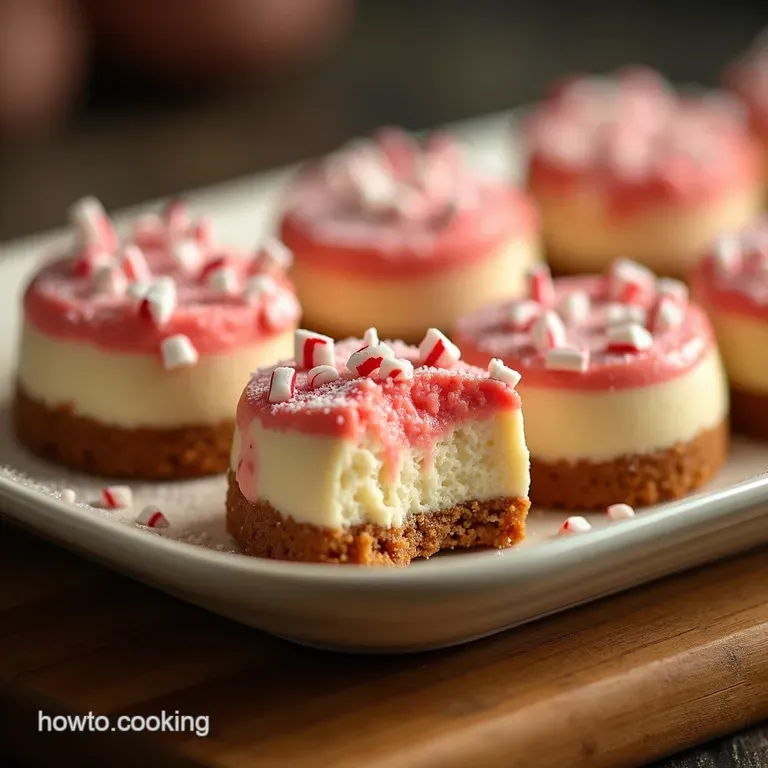 Ditch the Oven Ultimate Nobake Peppermint Cheesecake Bites presentation