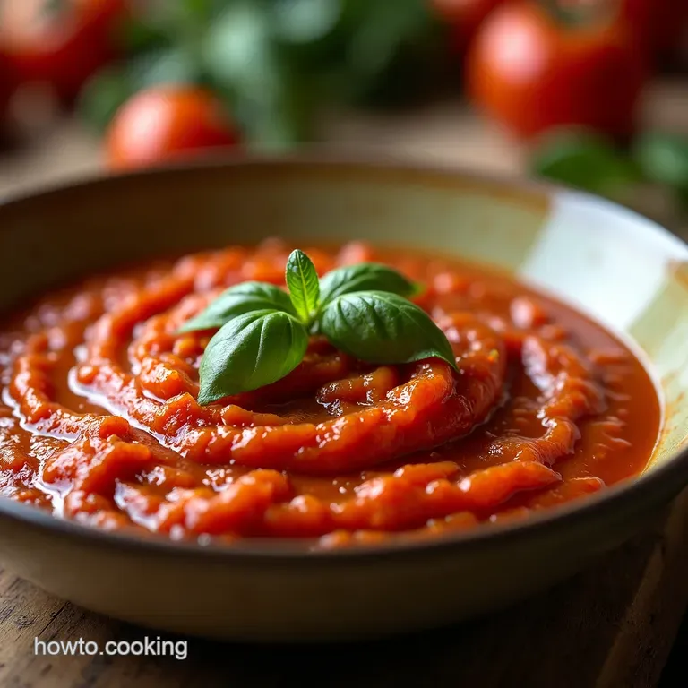 Sundrenched Sicilian Sughetto the Ultimate Slowsimmered Tomato Sauce presentation
