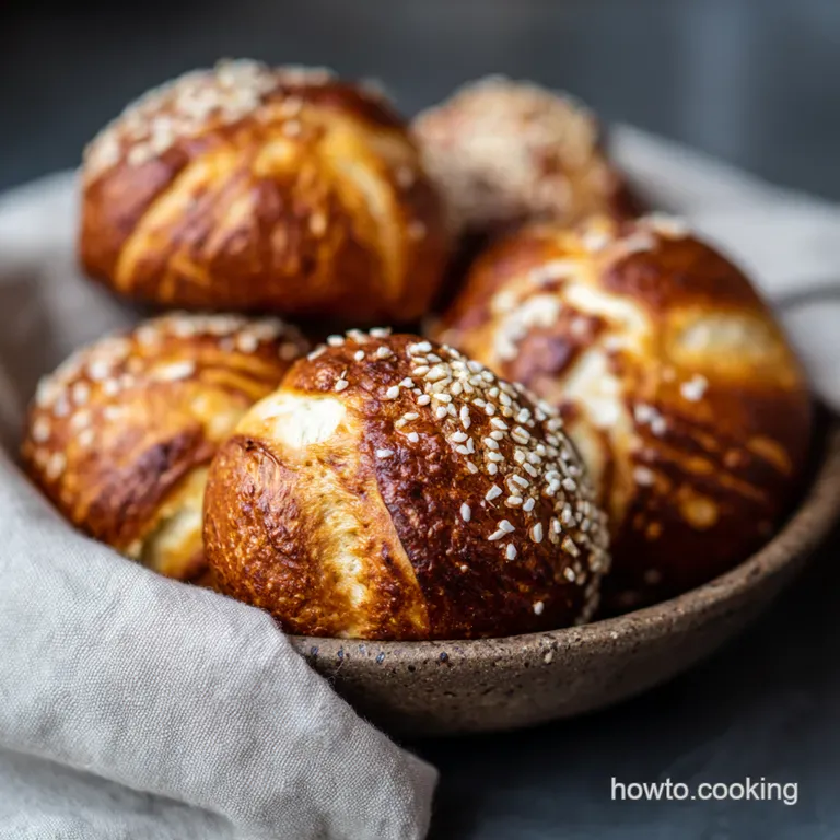 Oh My Gosh Soft Pretzel Rolls Pub Grub Perfection