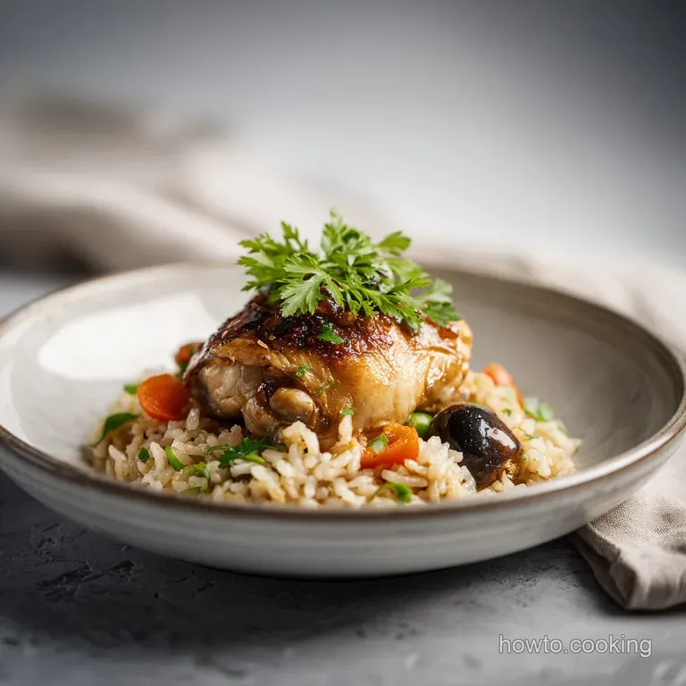 One Pot Chicken and Rice: Crispy and Herb-Infused