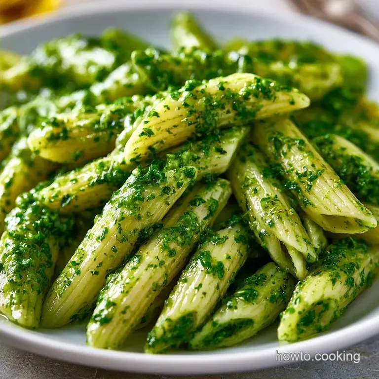 One Pot Creamy Pesto Pasta in 20 Minutes