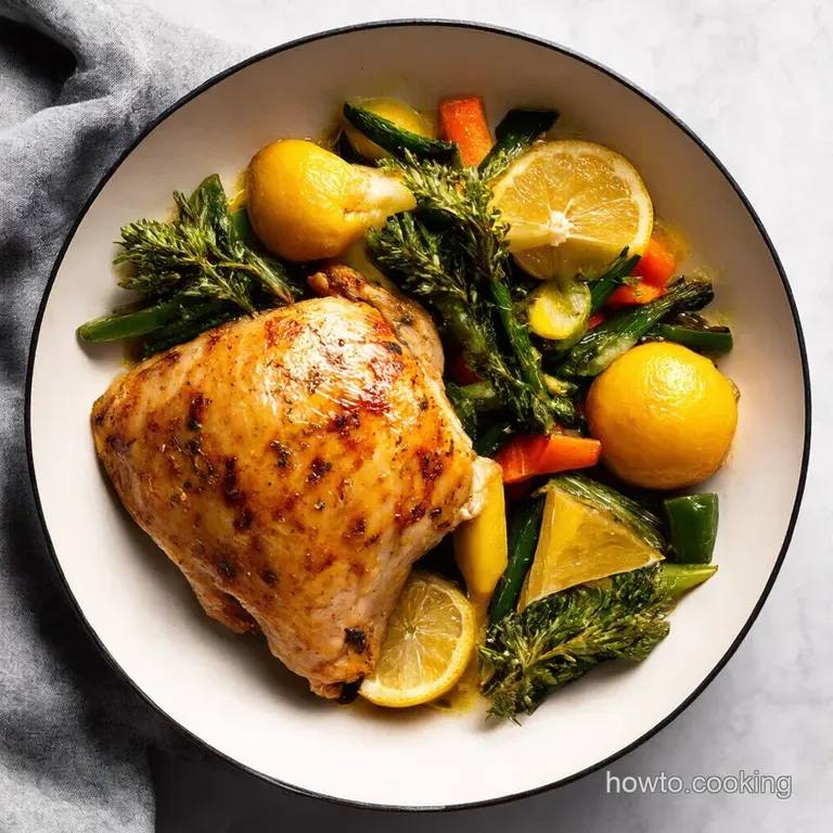 OnePan Lemon Herb Chicken Veggies Easy Chicken and Veg Dishes