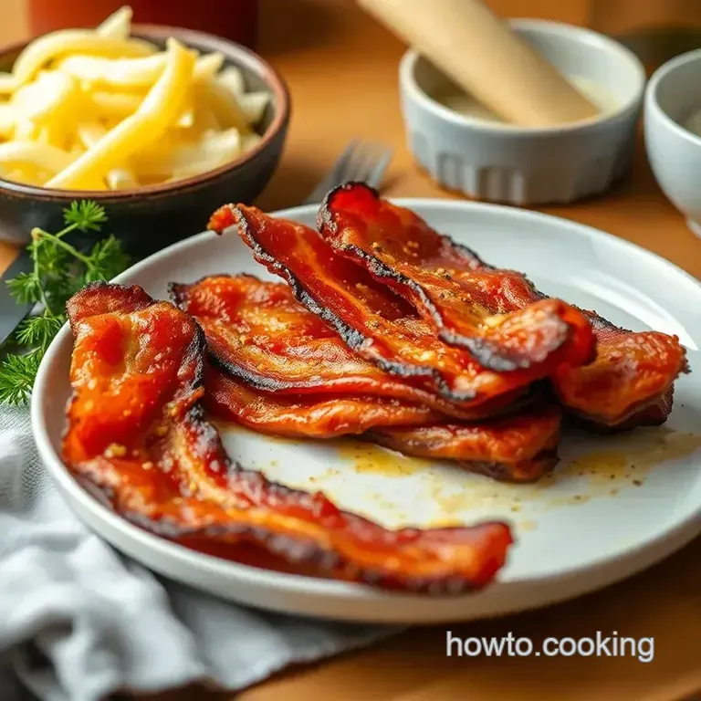 Ultimate Oven-Baked Crispy Bacon Recipe presentation
