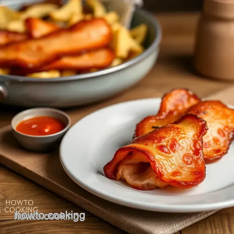 Oven-Baked Turkey Bacon: Crispy Delight presentation