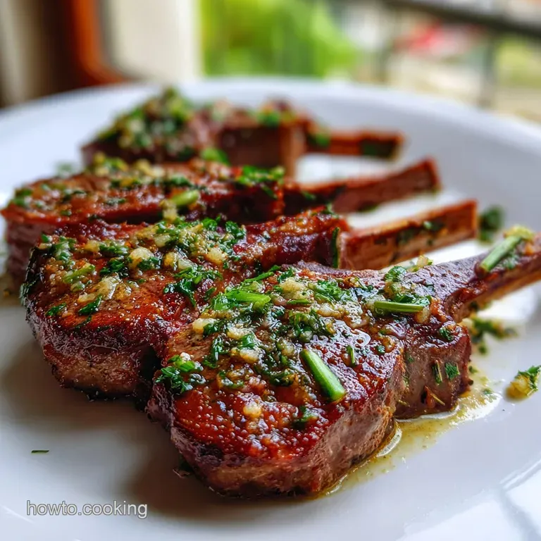 Pan Seared Lamb Chops: Garlic Butter Method