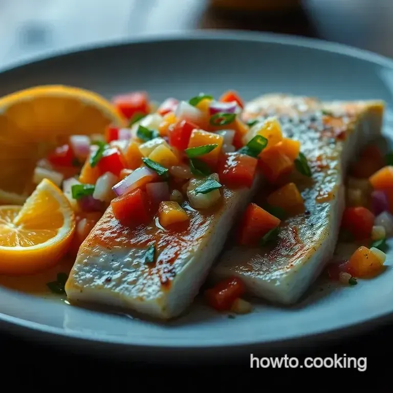 Pan-Seared Wahoo with Citrus Salsa