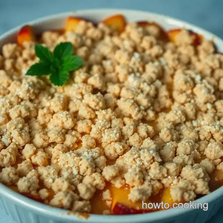 Peachy Keen Cinnamon Crumble Bars