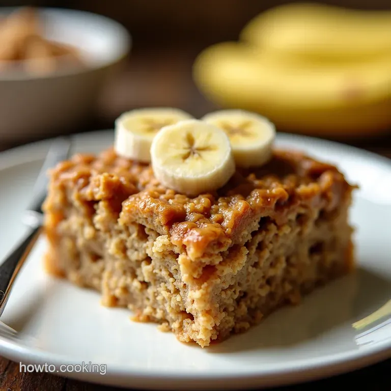 Peanut Butter Banana Bliss A Baked Oatmeal Delight