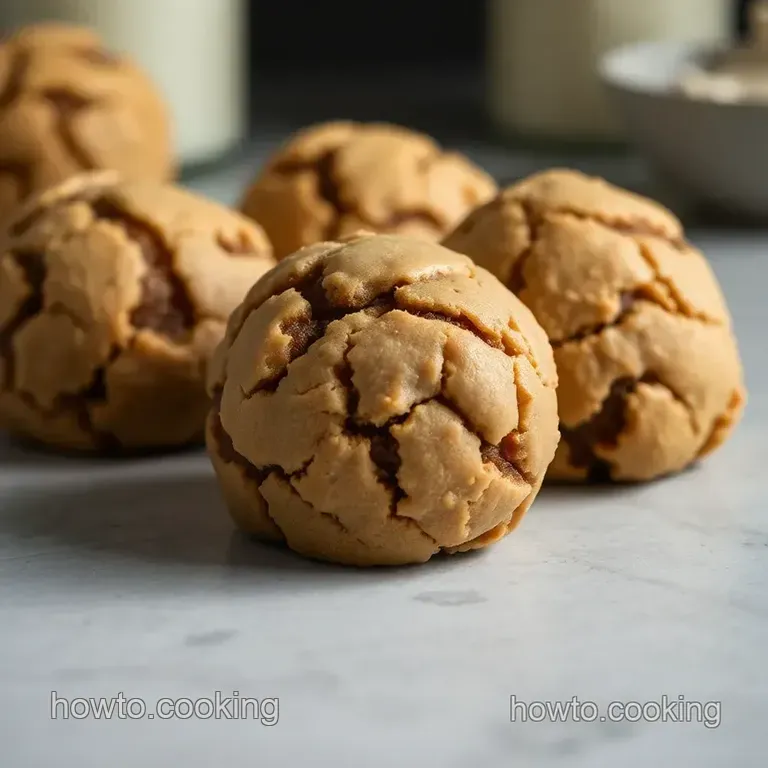 Peanut Butter Bliss Bombs: The Ultimate No-Bake Cookie presentation