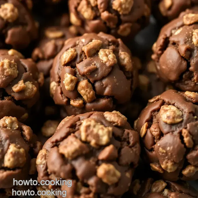 Peanut Butter Chocolate Dream Bites: No-Bake Nirvana presentation