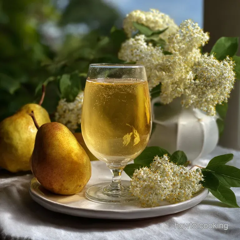 10 Best New Years Cocktails: Honey-Infused Pear Sparkler