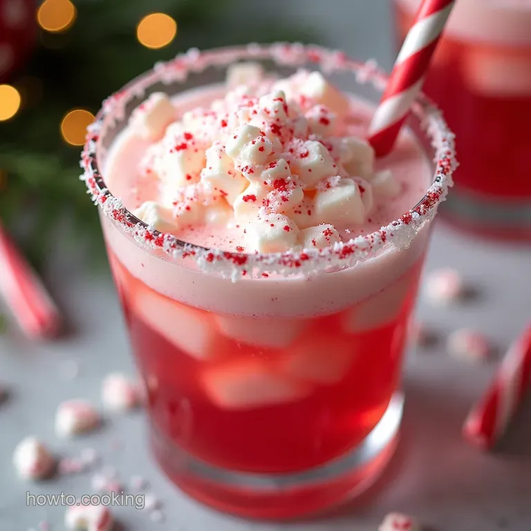 The Ultimate Candy Cane Christmas Punch NonAlcoholic