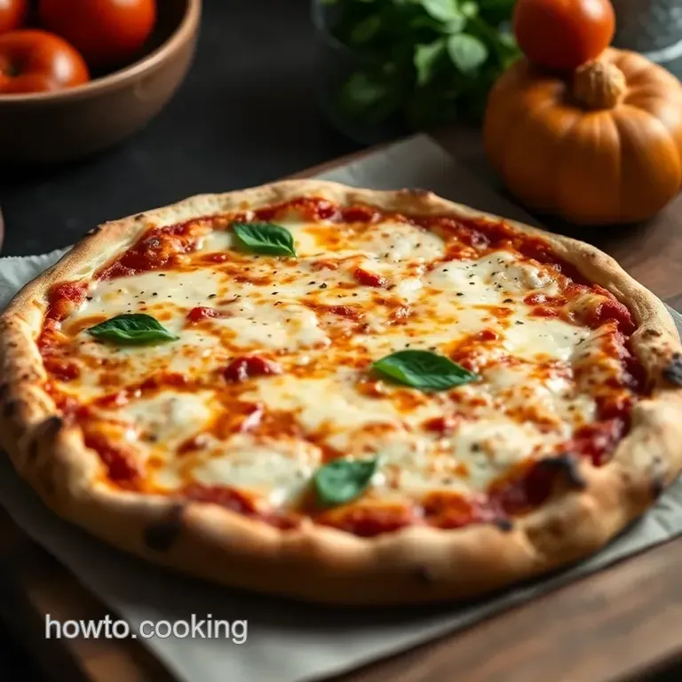 Perfect 10-Inch Pizza: The Ultimate Homemade Delight presentation