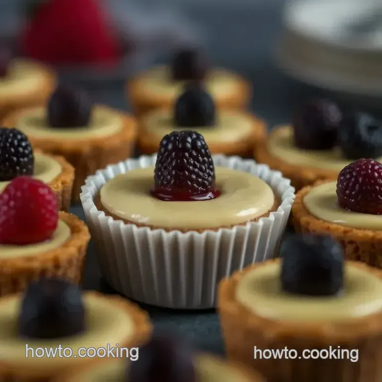 Perfect Little Bites: Classic Mini Cheesecakes presentation