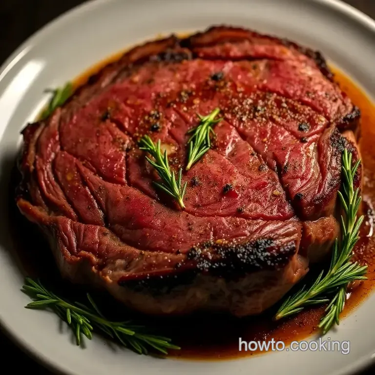 Perfect Oven-Roasted Prime Rib: a Holiday Classic presentation