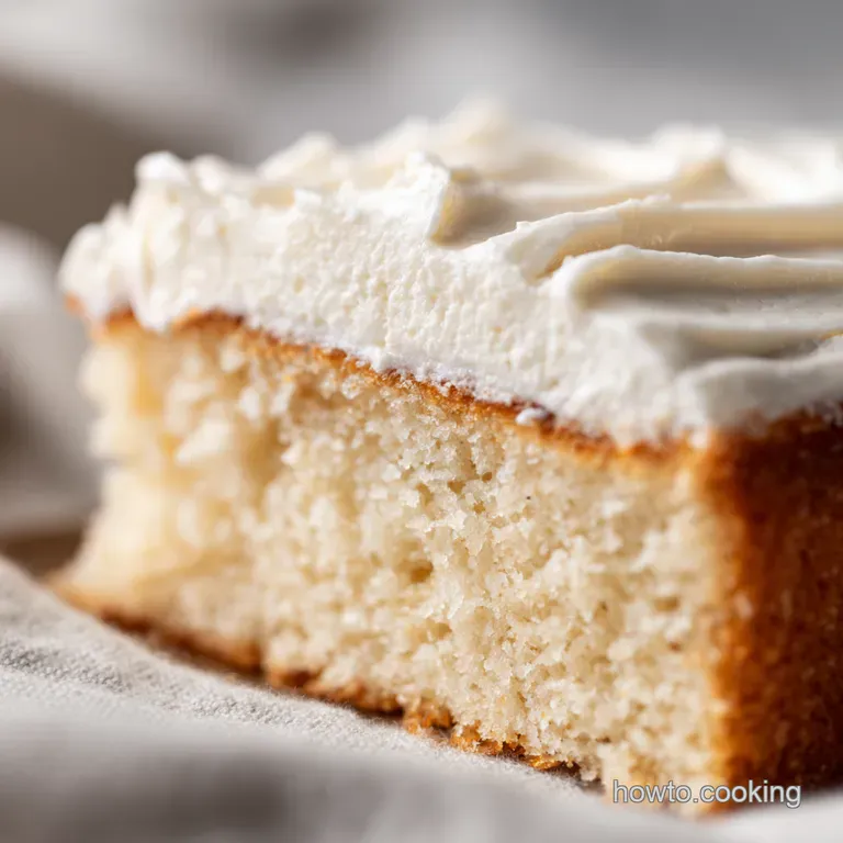 Perfectly Light & Fluffy Vanilla Cake (Using Cake Flour)