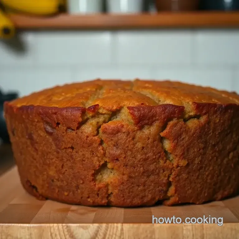 Perfectly Moist Banana Bread with 2 Ripe Bananas