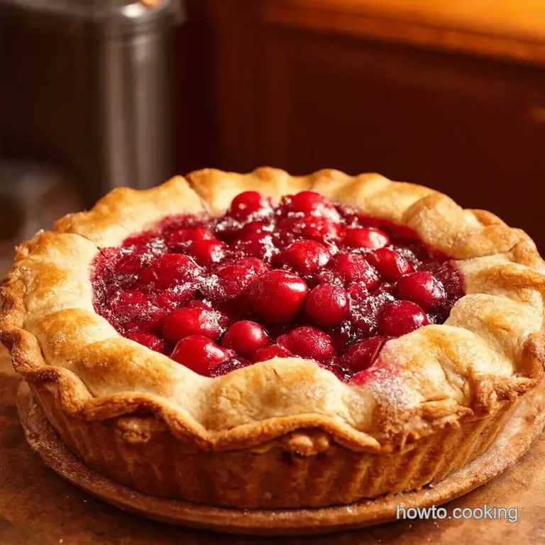 Perfectly Patriotic Cherry Pie presentation