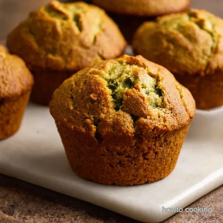 Perfectly Spiced Zucchini Bread Muffins presentation