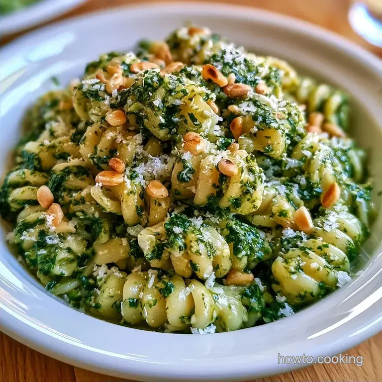 Pesto Pasta with Olive Oil in 20 Minutes