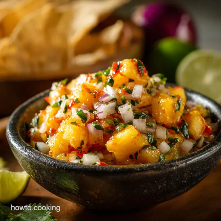 Pineapple Mango Salsa: Bright Easy No-Cook Summer Recipe